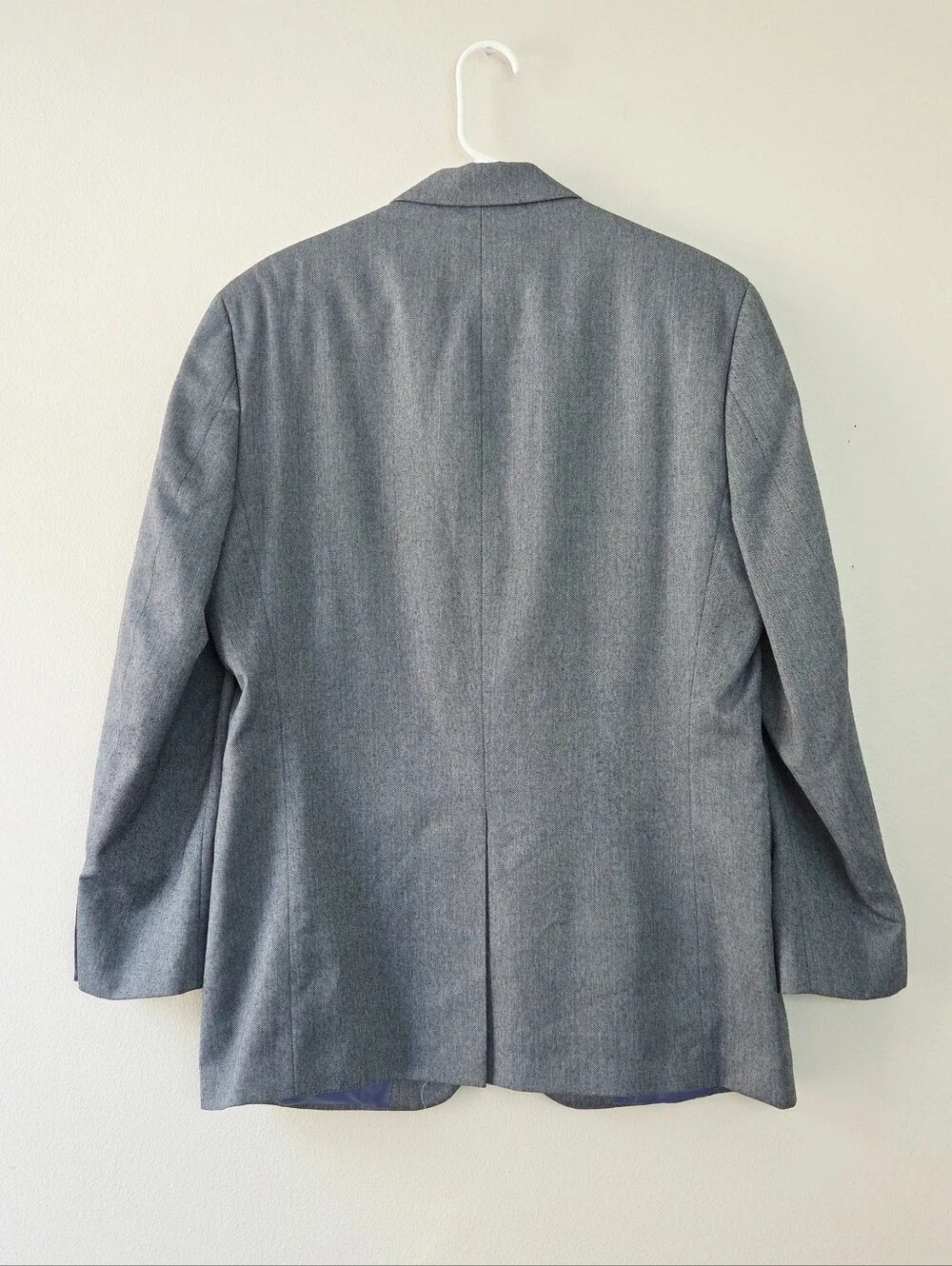 Lauren Ralph Lauren Men's Herringbone Sport Coat Blazer 40  Blue 40R Jacket